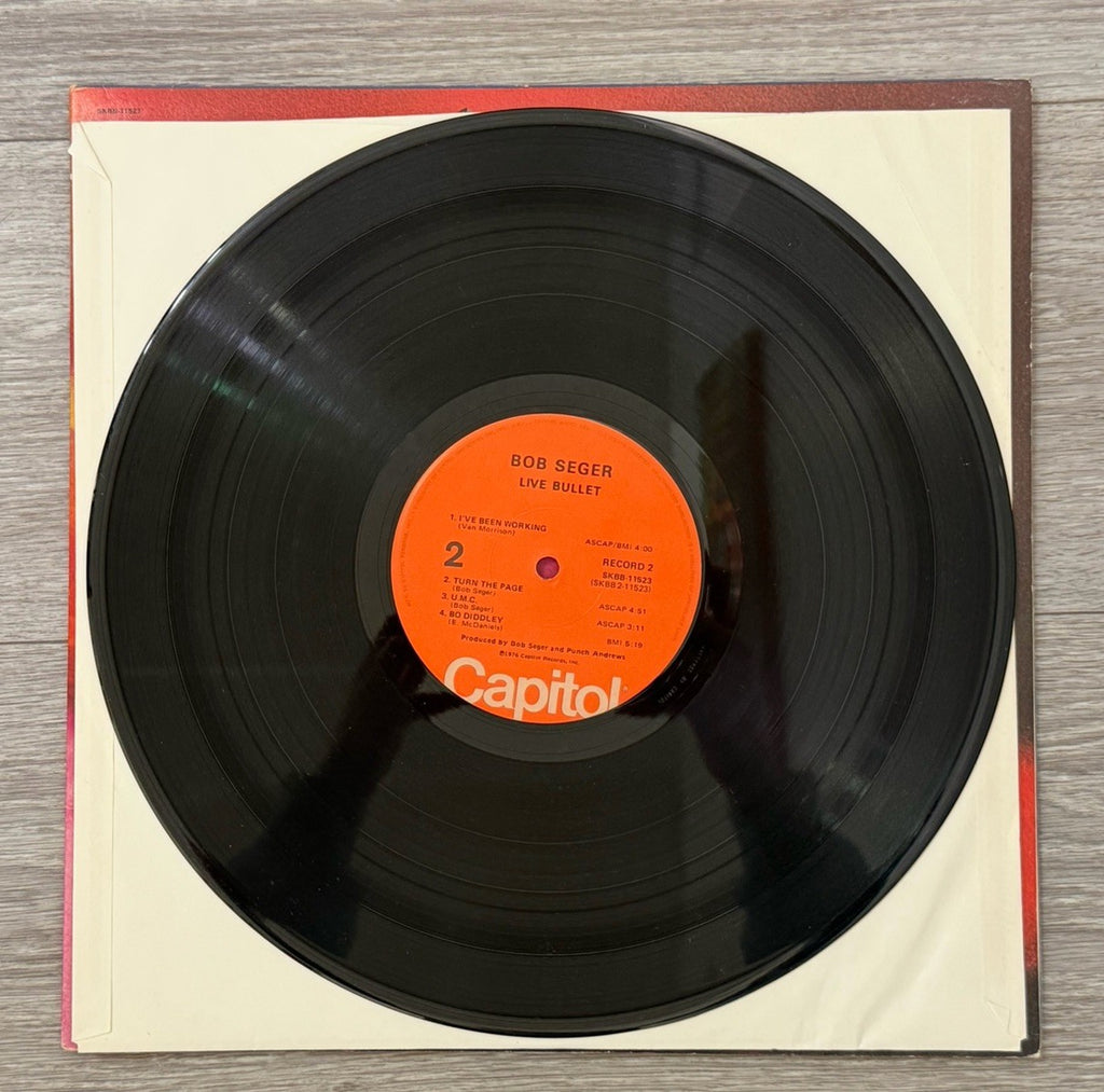 Bob Seger And The Silver Bullet Band Live Bullet 1976 Vinyl 2 LP Record Album