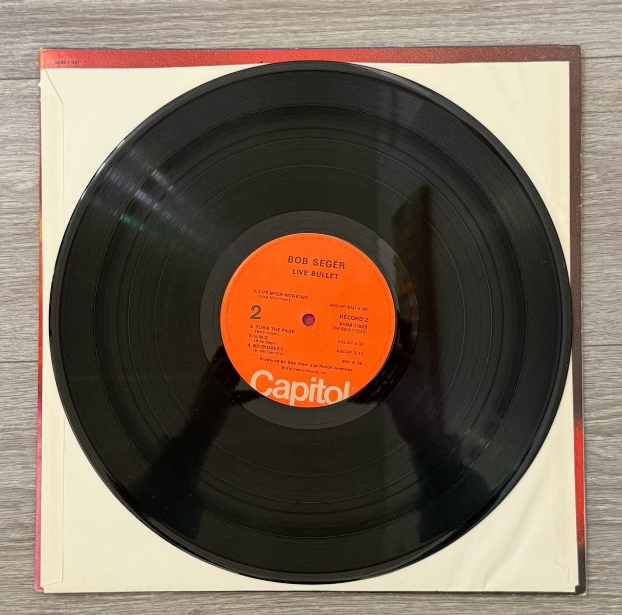 Bob Seger And The Silver Bullet Band Live Bullet 1976 Vinyl 2 LP Record Album