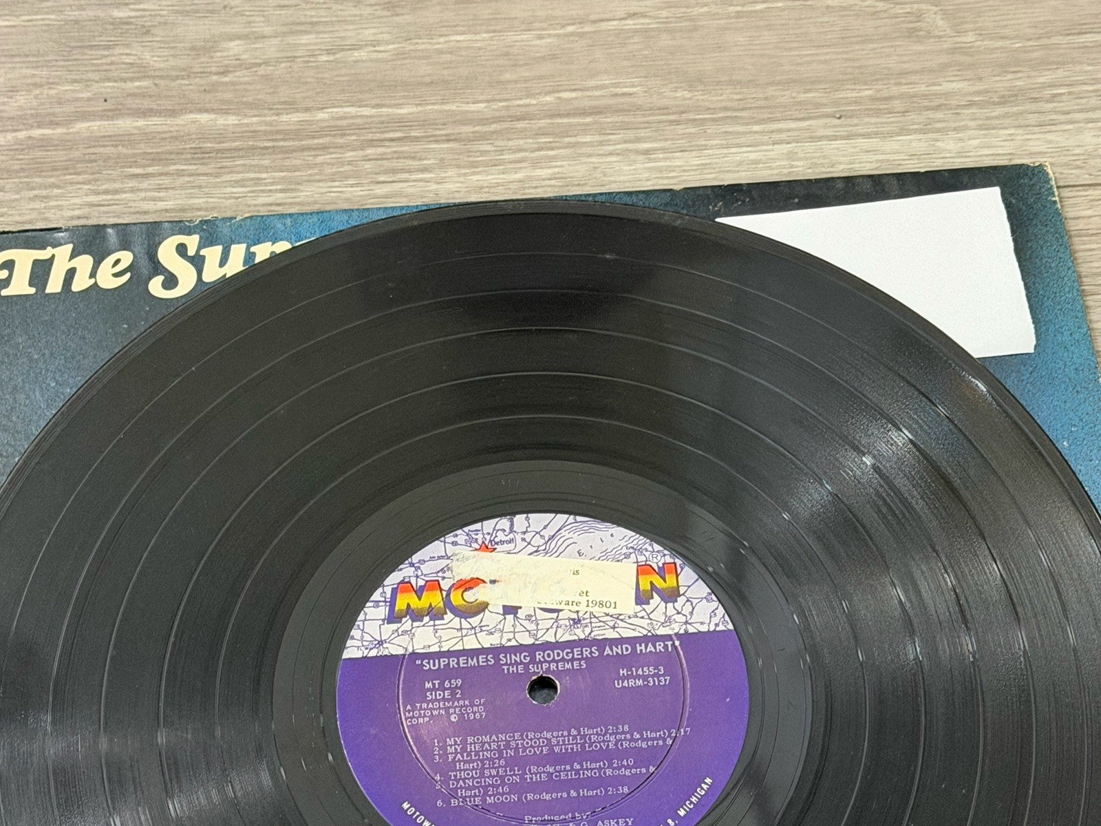 The Supremes Sing Rodgers & Hart.  Motown MT 659 LP Vinyl  1967 VG+