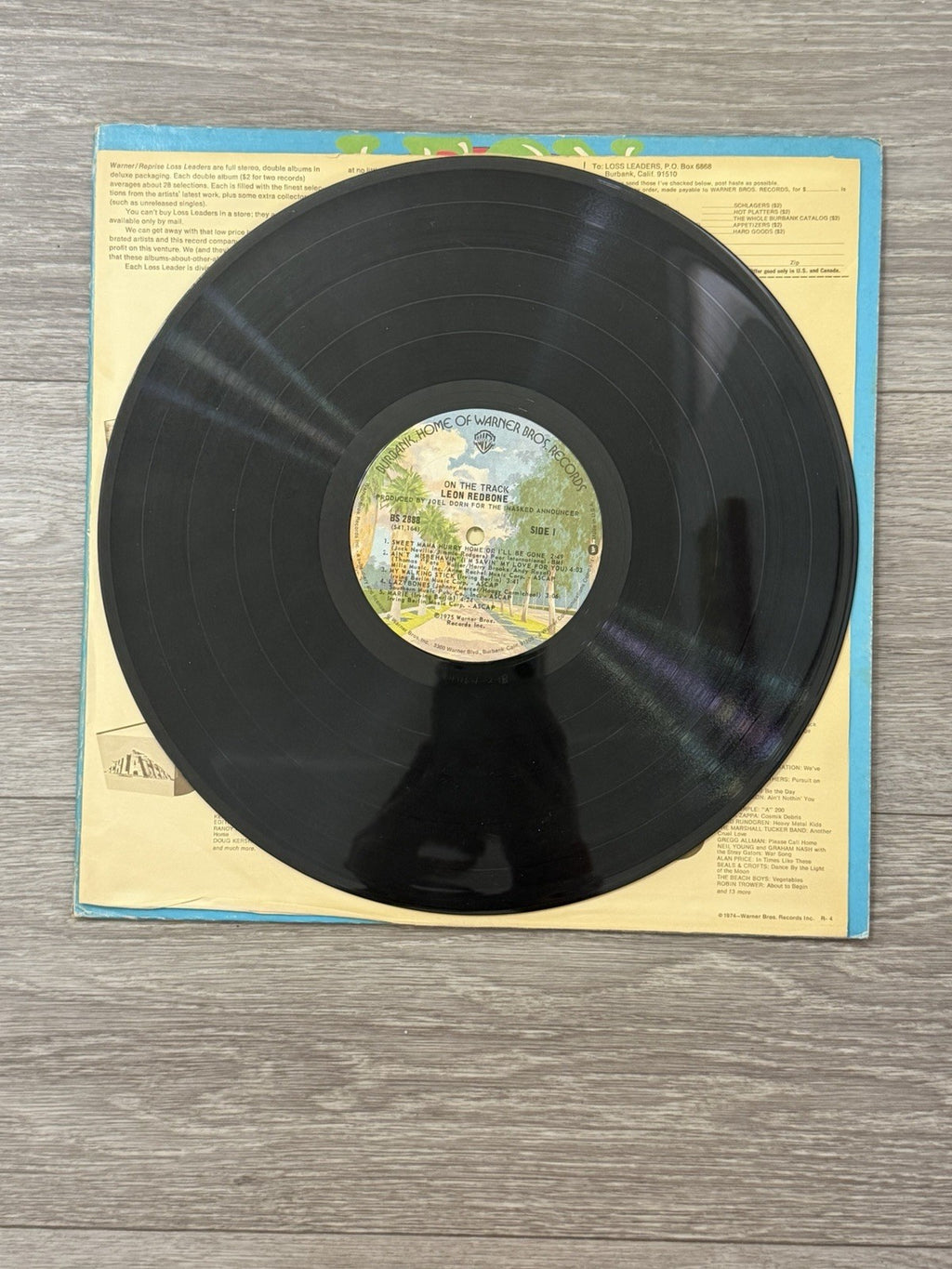 Leon Redbone “on the track” 1975 vinyl..BS2888