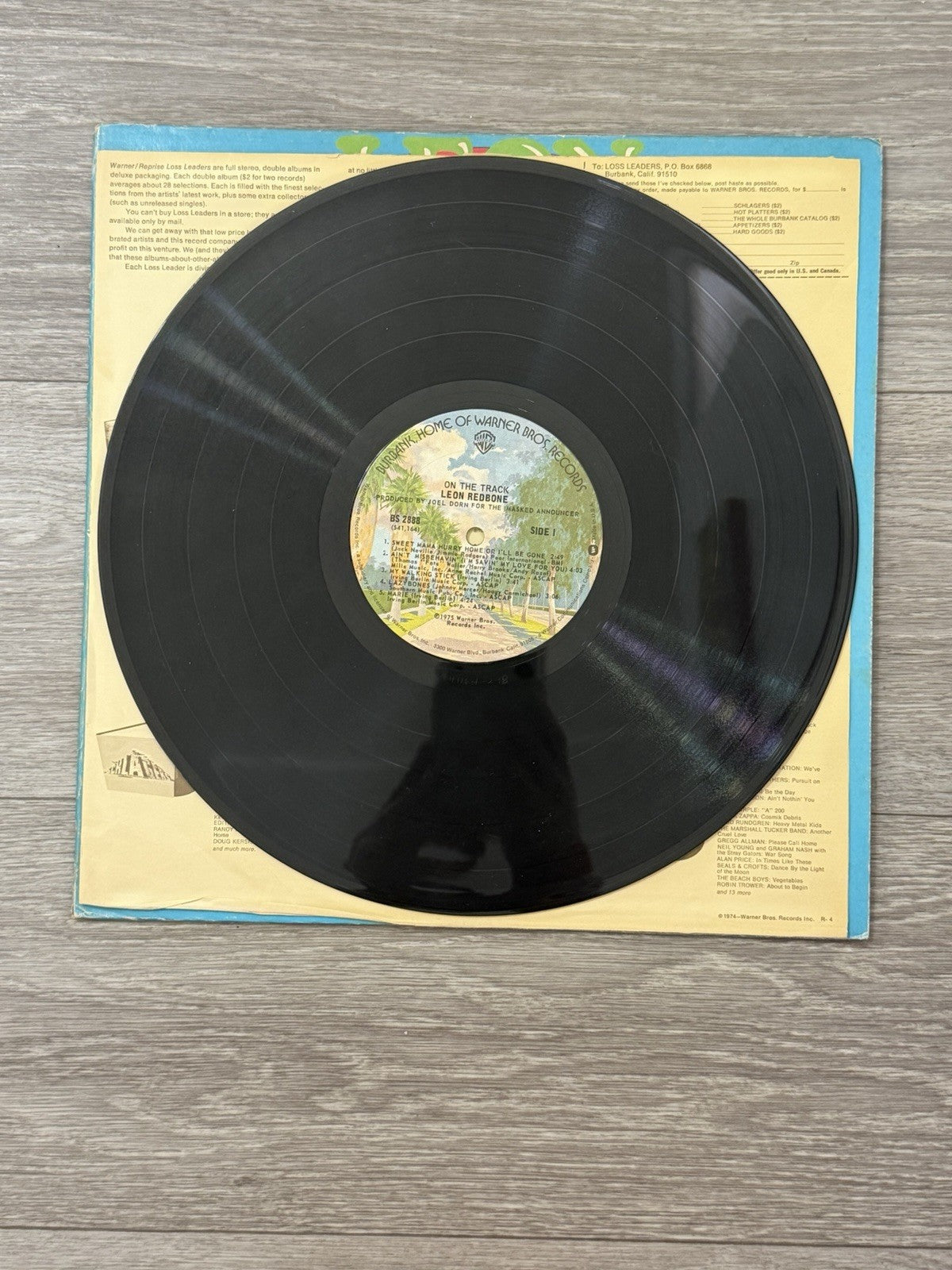 Leon Redbone “on the track” 1975 vinyl..BS2888