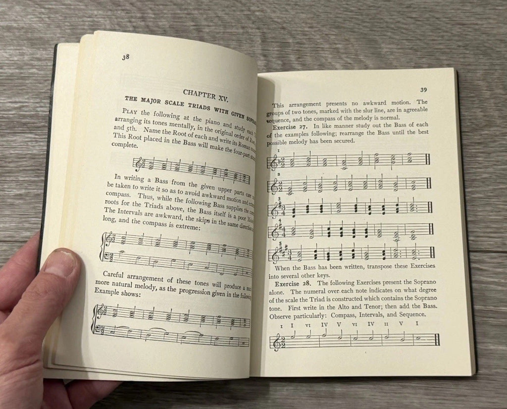 VTG First Year Harmony Thomas Tapper Vintage Small Softcover 1938 4TH Edition