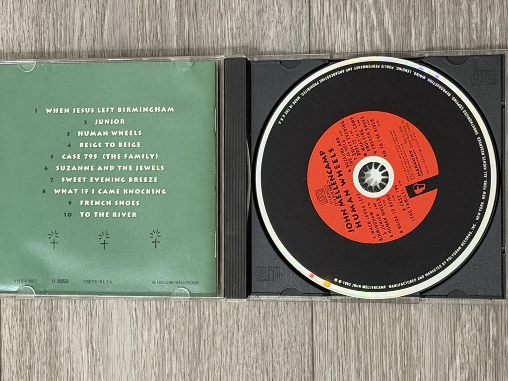 John Mellencamp - Human Wheels 1993 BMG Direct CD 10 Tracks VG