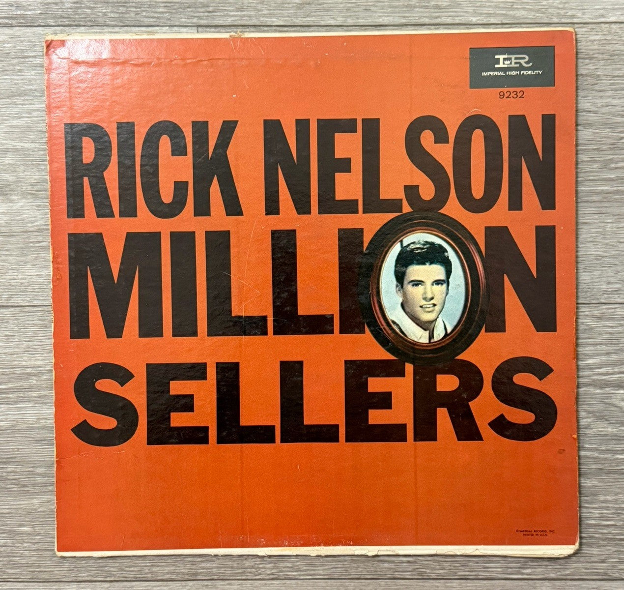 Rick Nelson Million Sellers 12" Vinyl LP Imperial LP-12232