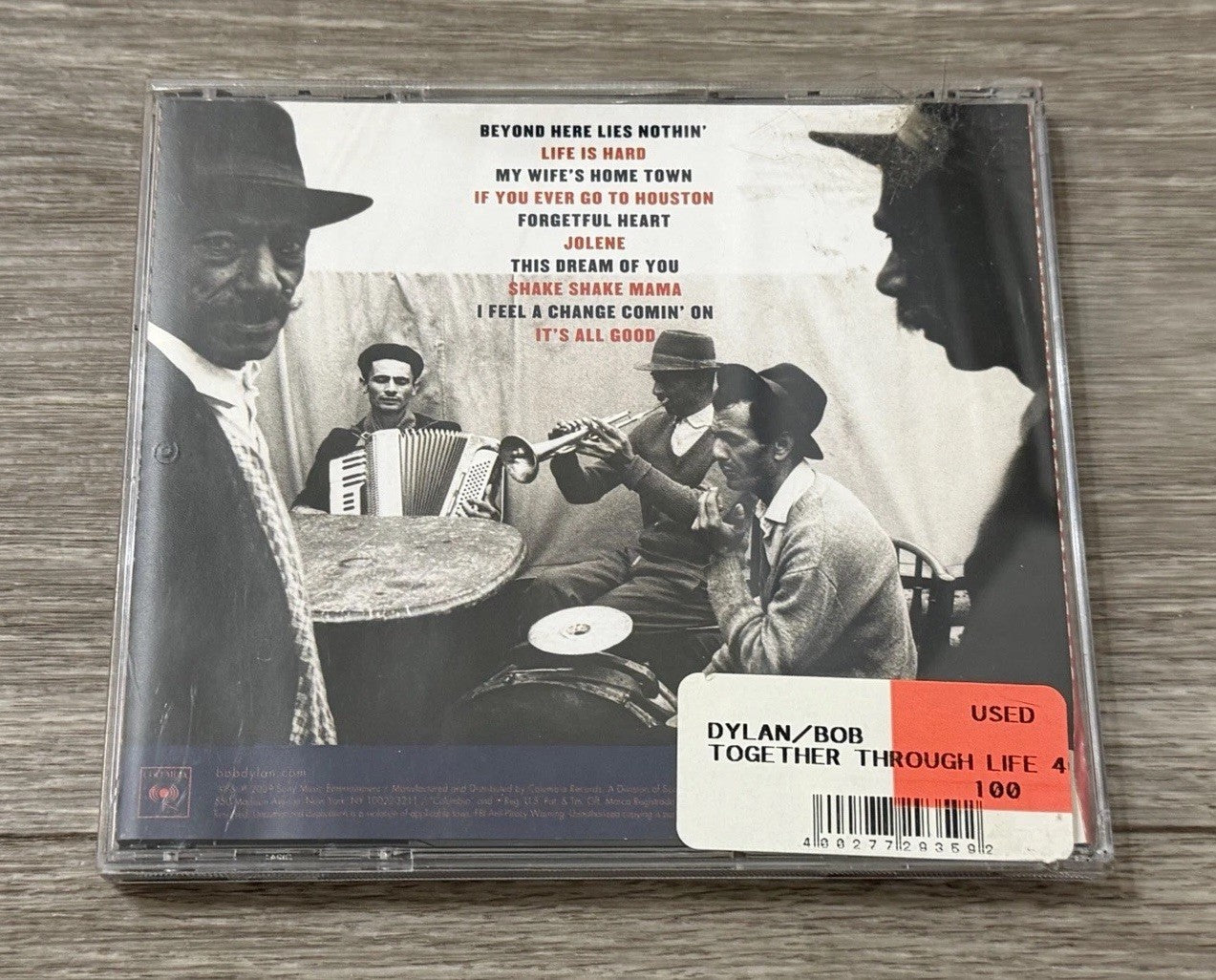 Bob Dylan - Together Through Life - CD VG Rock And Roll Album