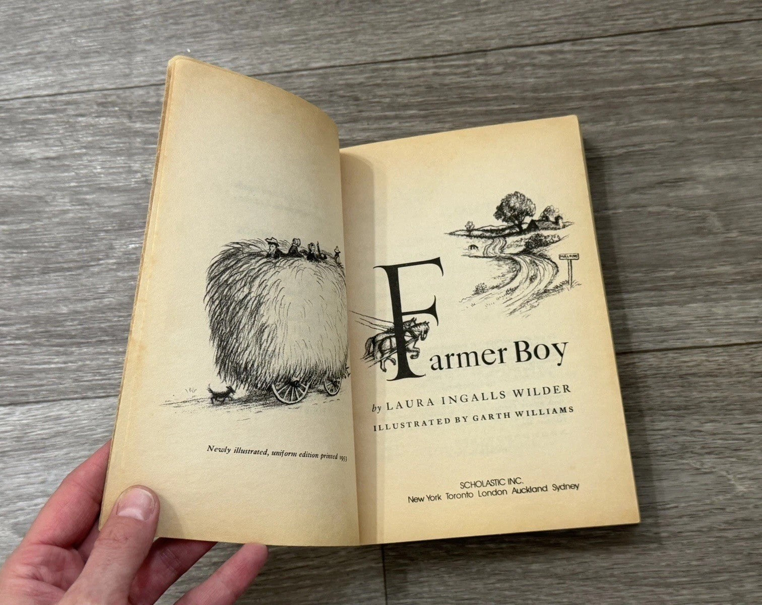Vintage Farmer Boy By Laura Ingalls Wilder Book
