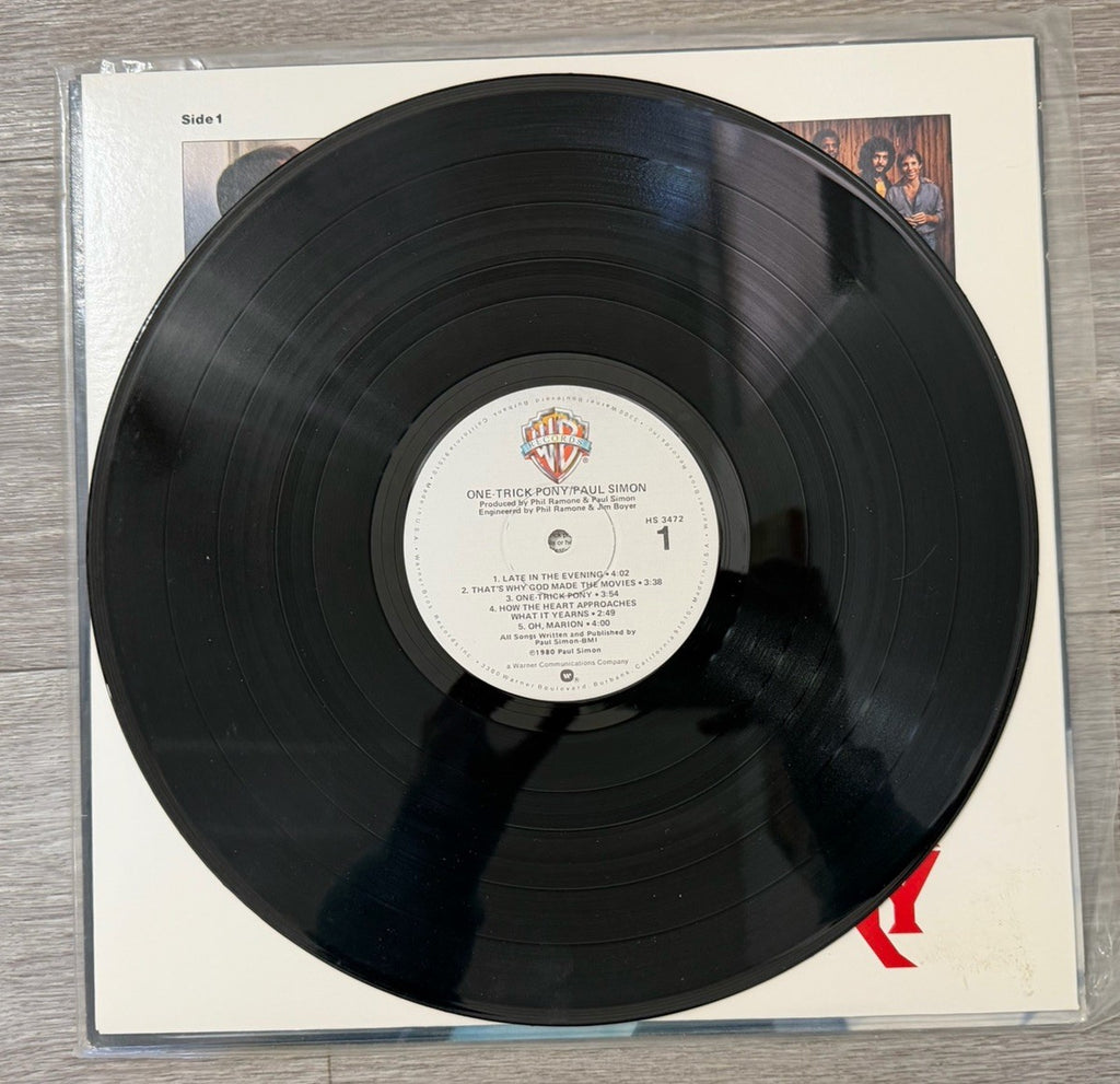 One Trick Pony by Paul Simon Vinyl 1980 Warner Brothers Records HS 3472