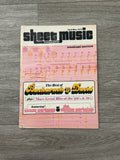 Sheet Music Magazine Archive Issue April 1978 Burt Bacharach & Hal David RARE!