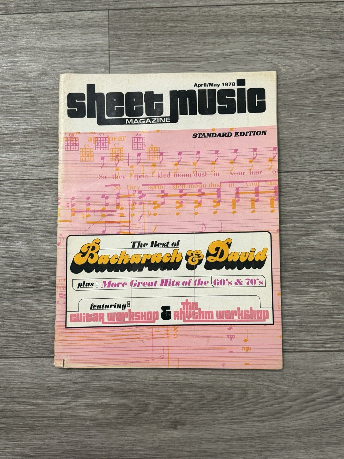 Sheet Music Magazine Archive Issue April 1978 Burt Bacharach & Hal David RARE!