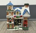 2004 Village Christmas School w/Window Decoration
