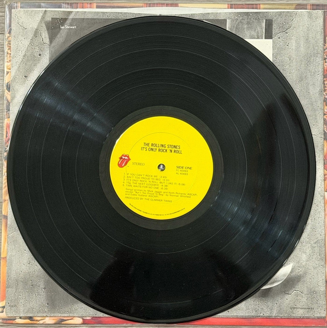 ROLLING STONES IT'S ONLY ROCK n ROLL 12" RECORD ALBUM VINYL LP FC-40493 1974 VG+