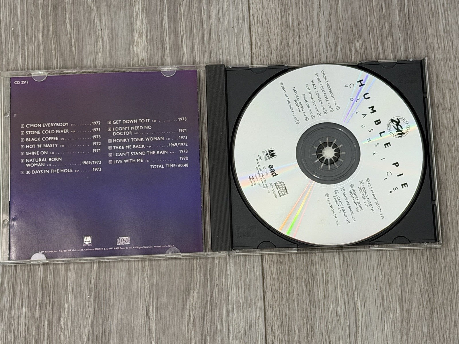 Humble Pie CD Classics Volume 14 CD 2512 1987