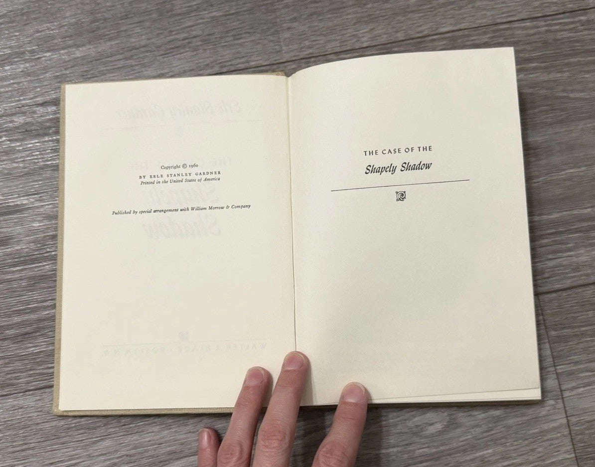 The Case Of The Shapely Shadow by Erle Stanley Gardner, 1960