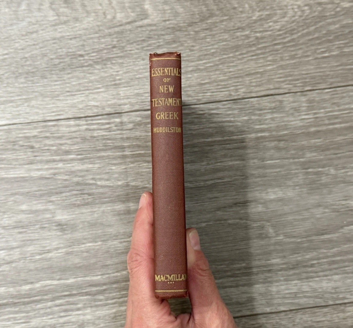 Essentials of New Testament Greek 1943 Reissue John Homer Huddilston BIBLE STUDY