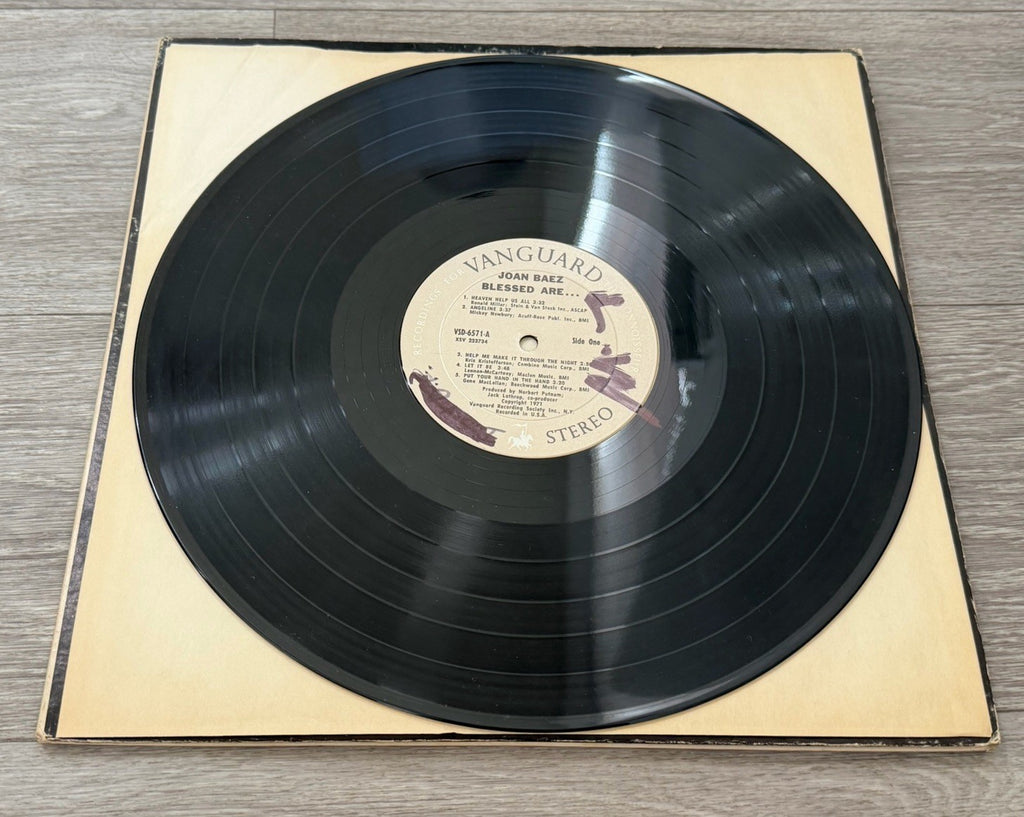 Vanguard 1971 JOAN BAEZ BLESSED ARE... lp VSD-6570 2 record set G+ (UP)