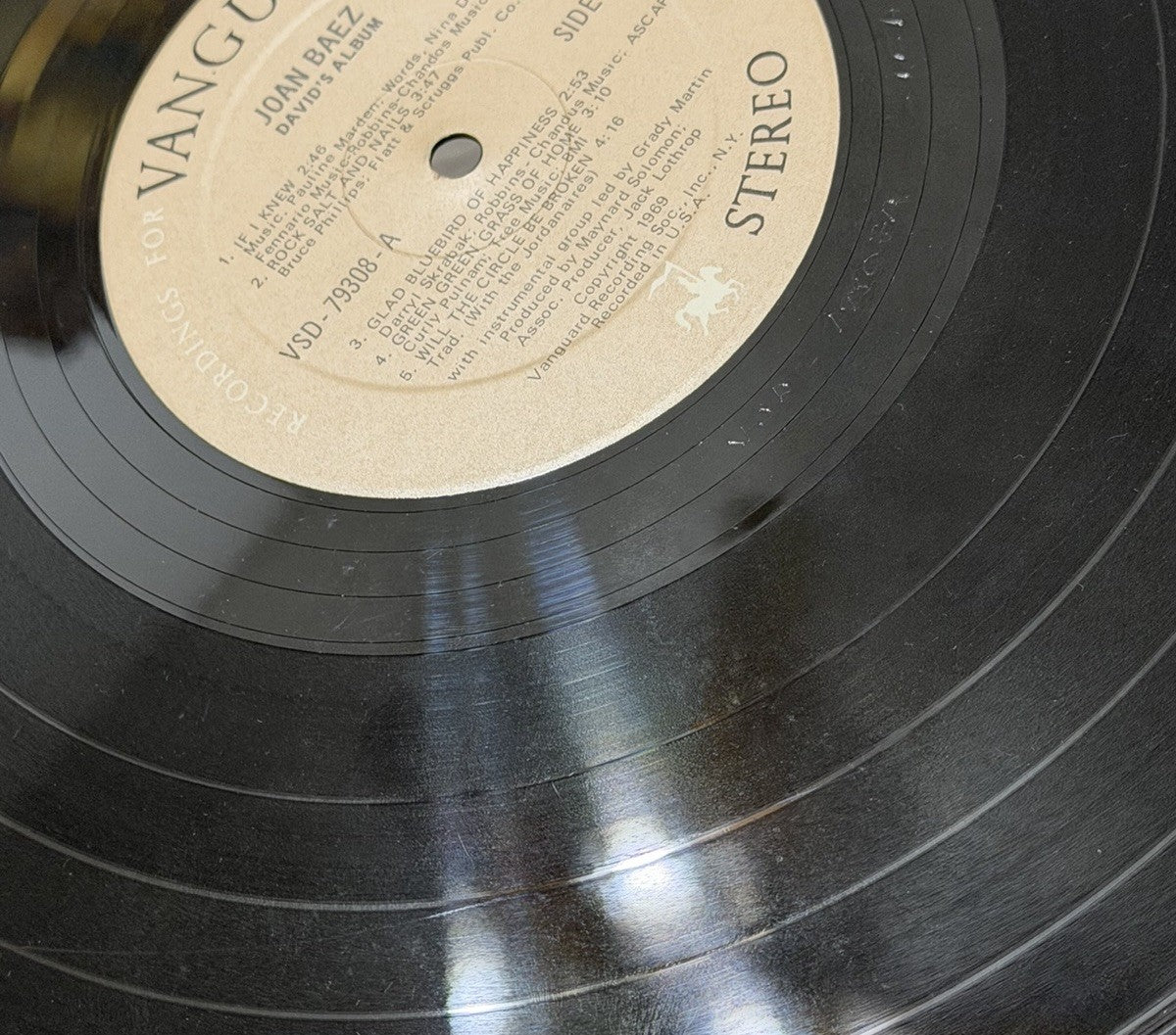 JOAN BAEZ” David's Album”  1969 Stereo Vinyl Vanguard  LP