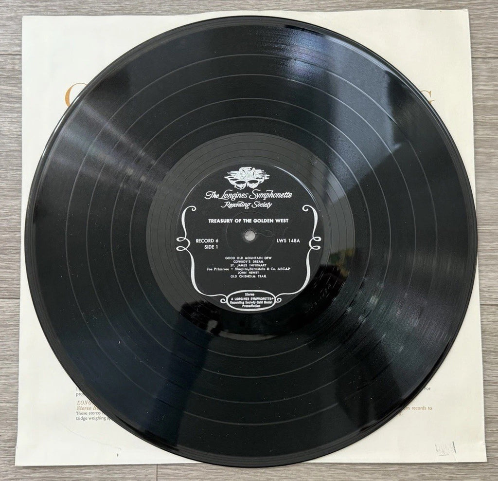 Treasury of the Golden West - Longines Multi-LP Box 6 Record Set - VG+