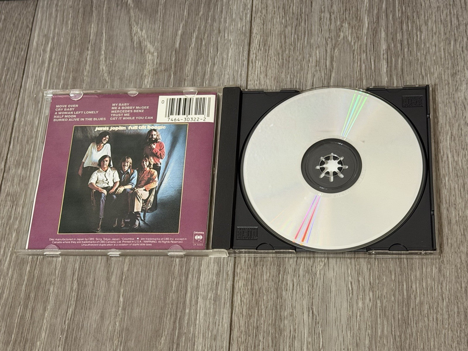 Pearl by Janis Joplin & the Full Tilt Boogie Band/Janis Joplin (CD, Oct-1990)