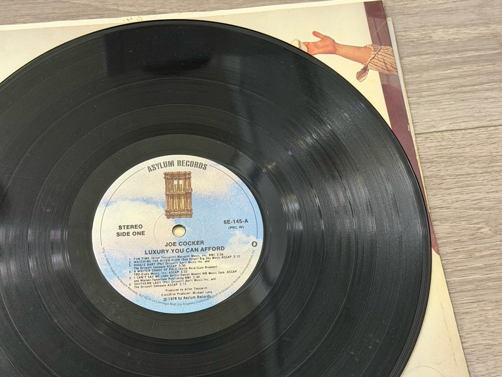 Joe Cocker - Luxury You Can Afford - Vinyl LP - 6E-145-B SP - Stained Cover