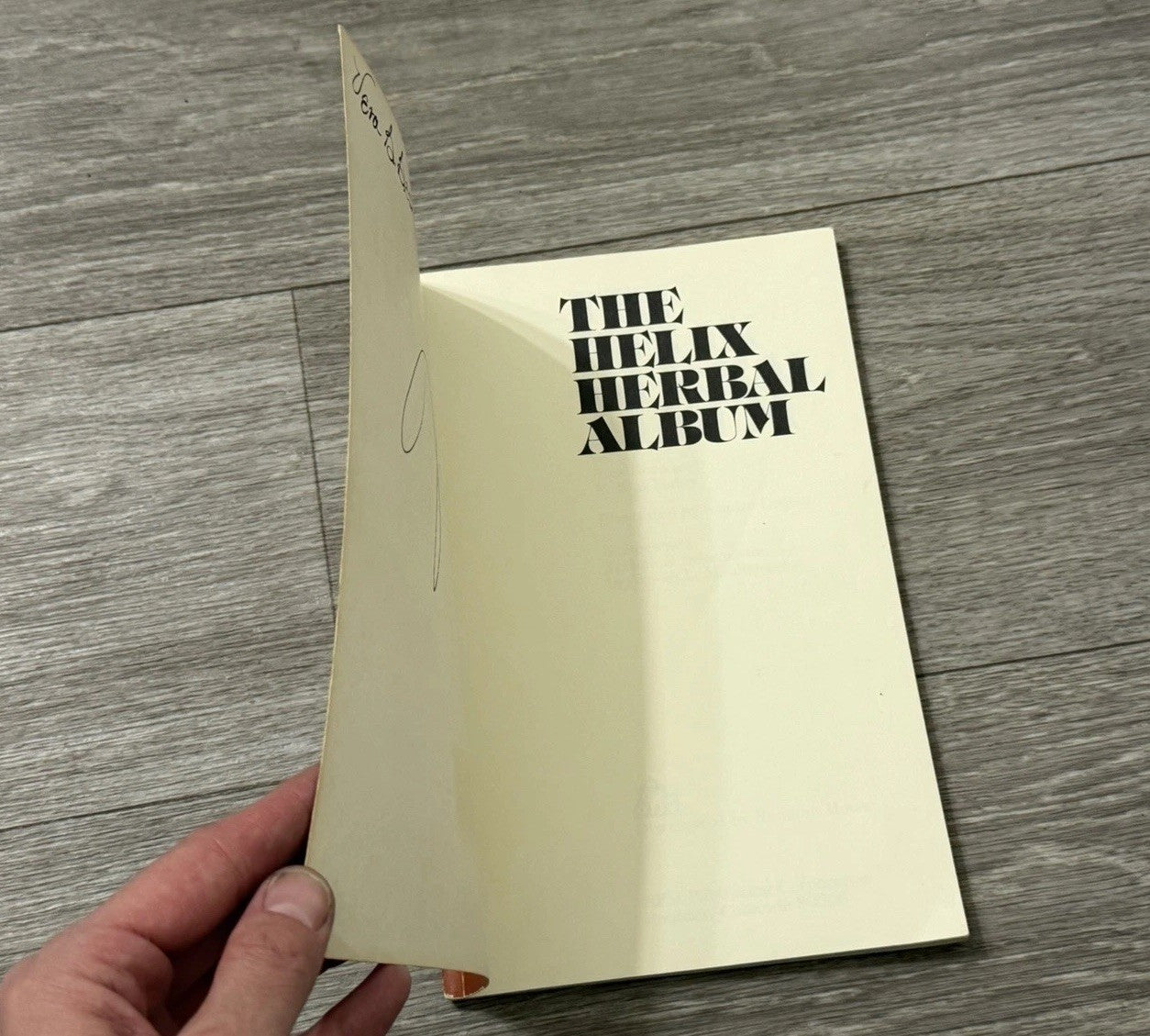 VTG The Helix Herbal Album Secrets Revealed (1978 PB) Gardening/Recipes/Prepping