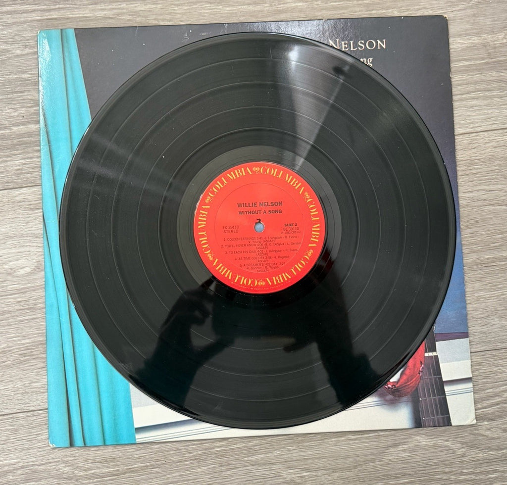 Willie Nelson “Without A Song Album “ Excellent Condition