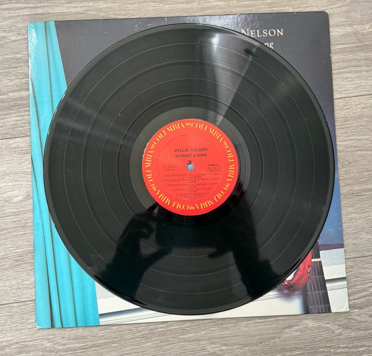 Willie Nelson “Without A Song Album “ Excellent Condition
