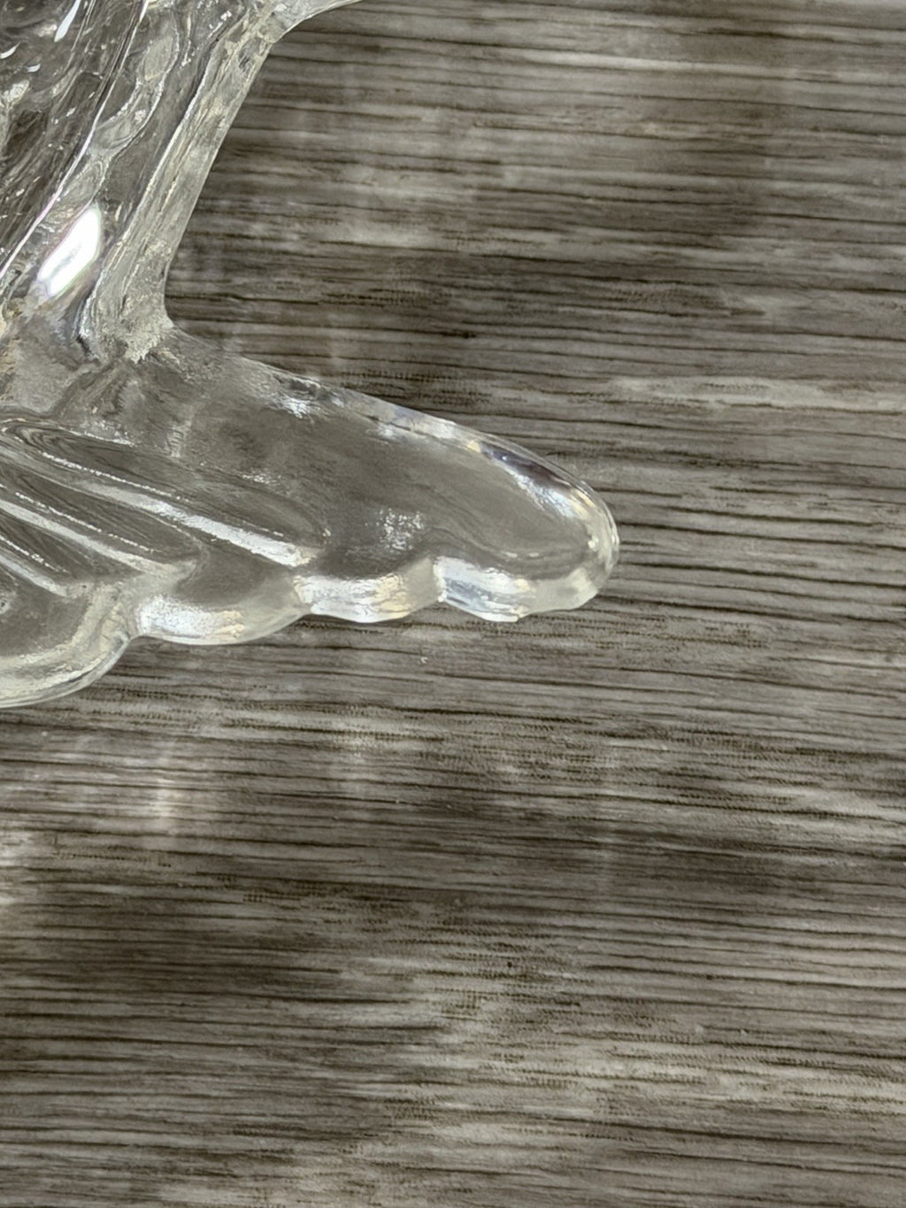 4 Glass Fish Shaped Appetizer Plates