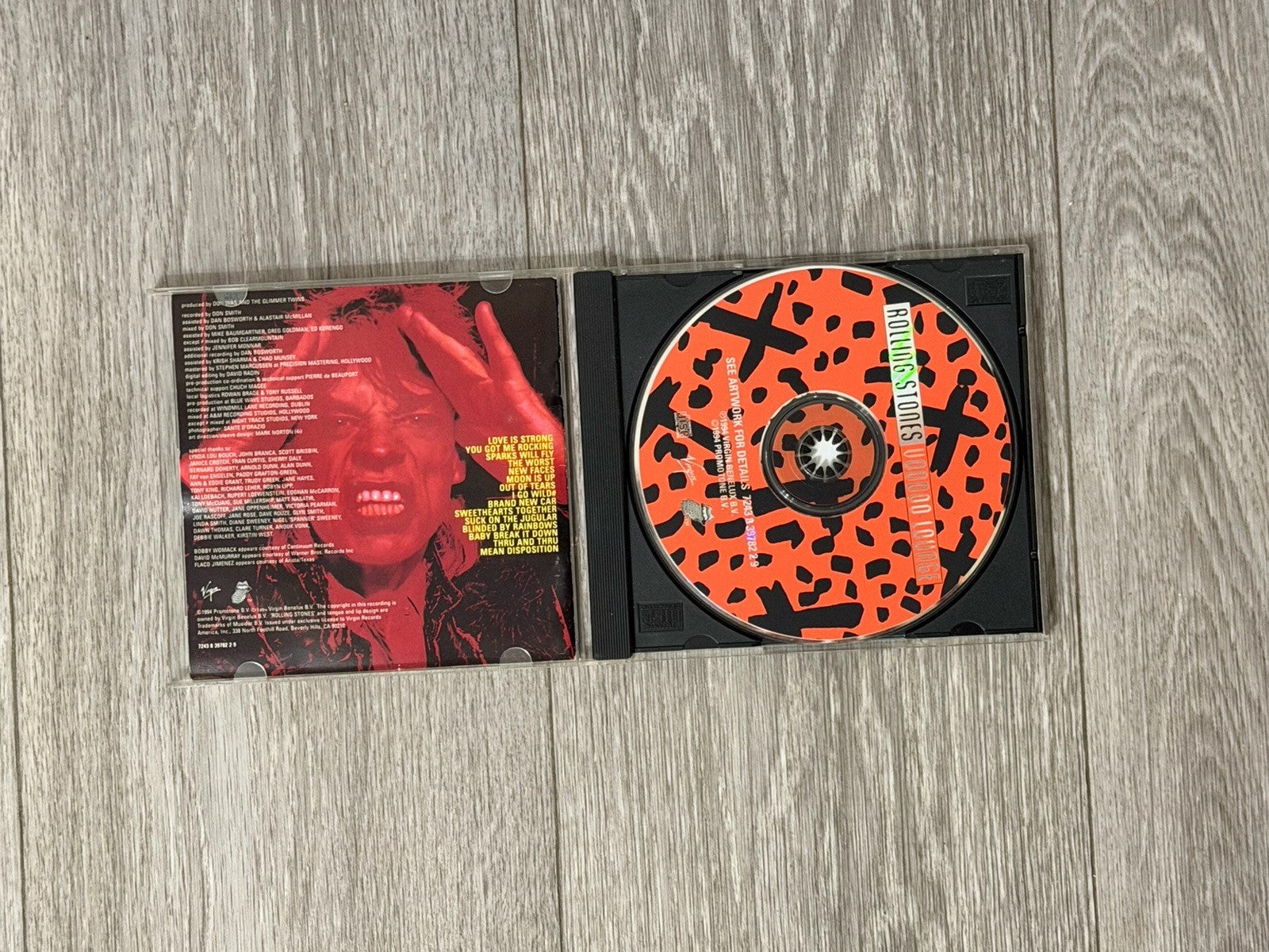 VINTAGE ROLLING STONES VOODOO LOUNGE CD 7243 Il8 39782 2 9 Virgin Records 1994