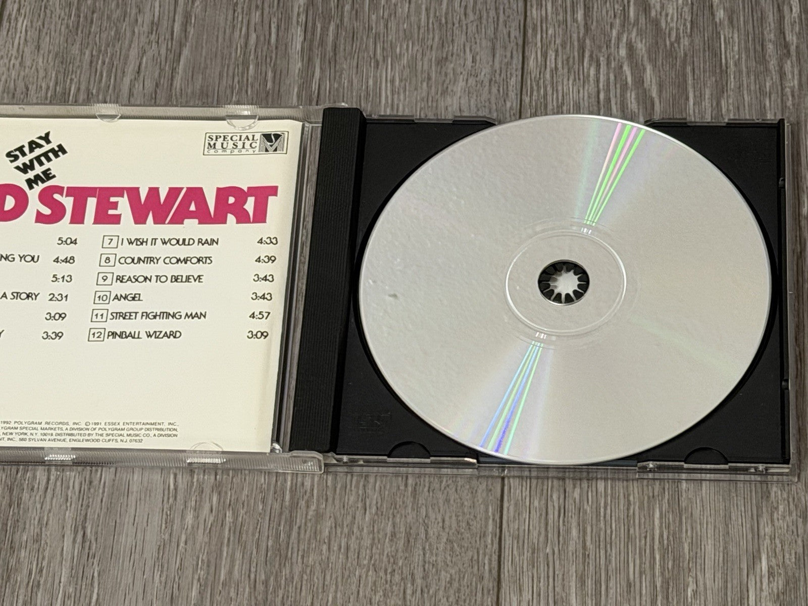 Rod Stewart Stay With Me 1992 Special Music Audio CD