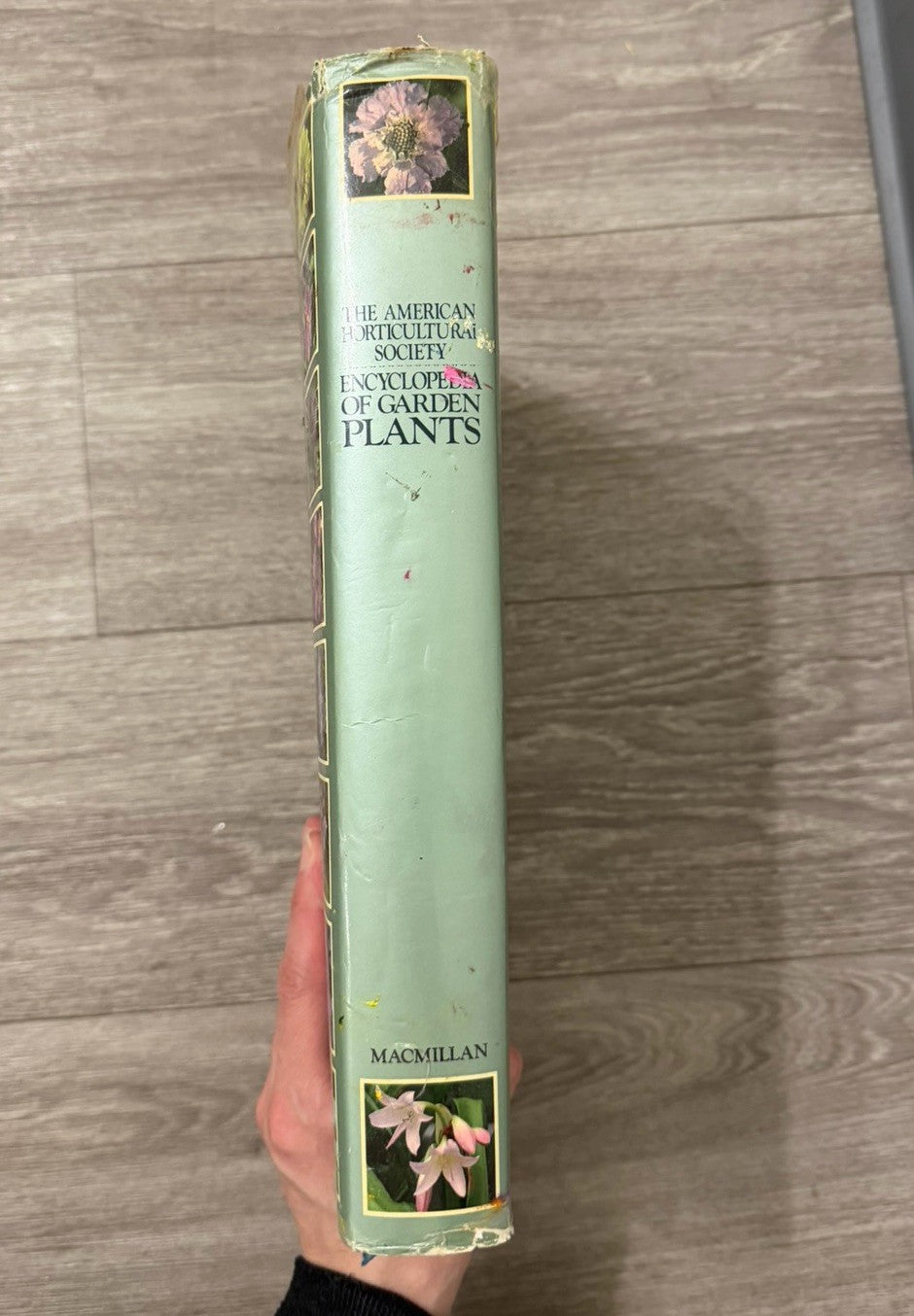 American Horticultural Society Encyclopedia 1989 Hardcover Dust Jacket Vintage