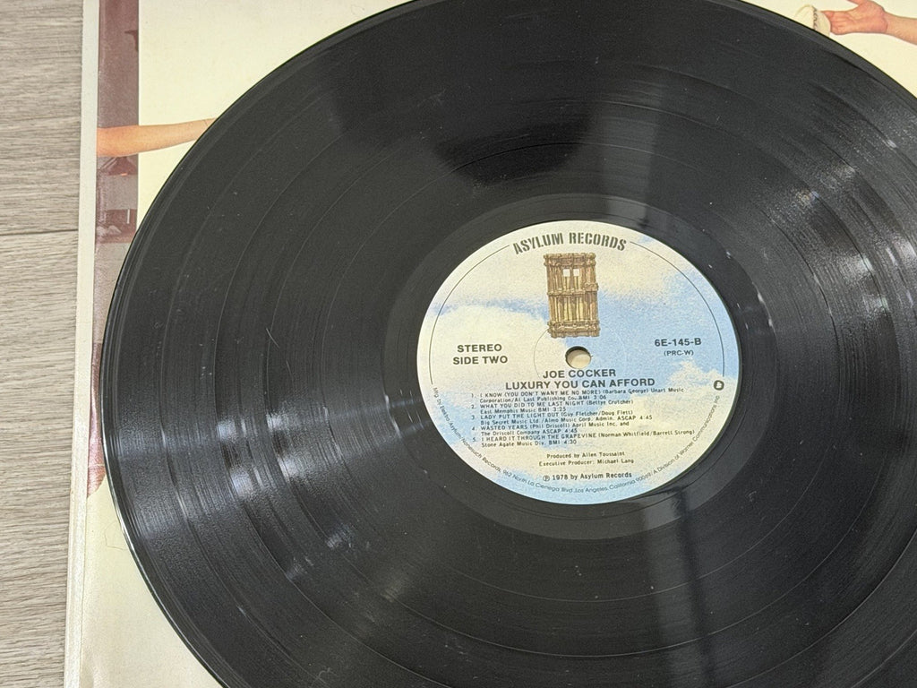 Joe Cocker - Luxury You Can Afford - Vinyl LP - 6E-145-B SP - Stained Cover