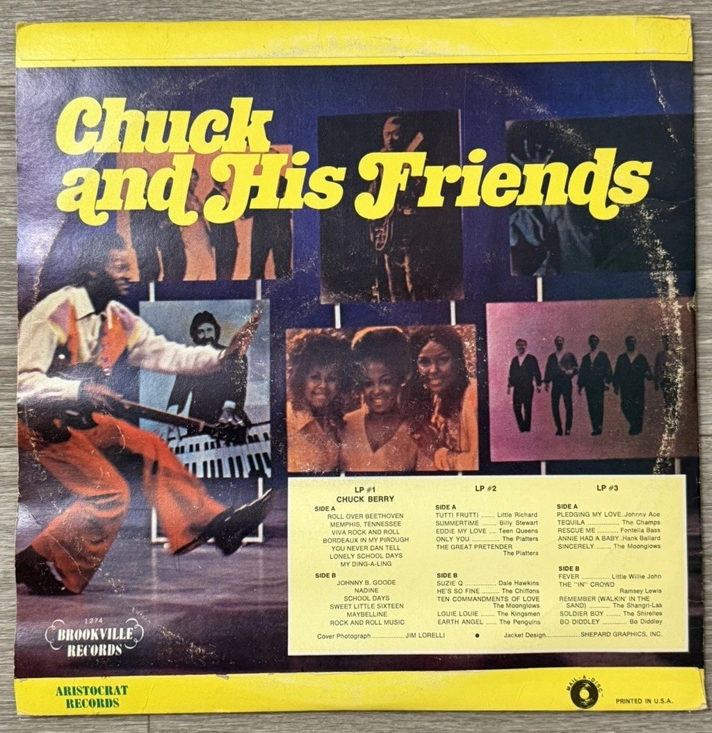 Chuck And His Friends 1974 Vinyl 3 records