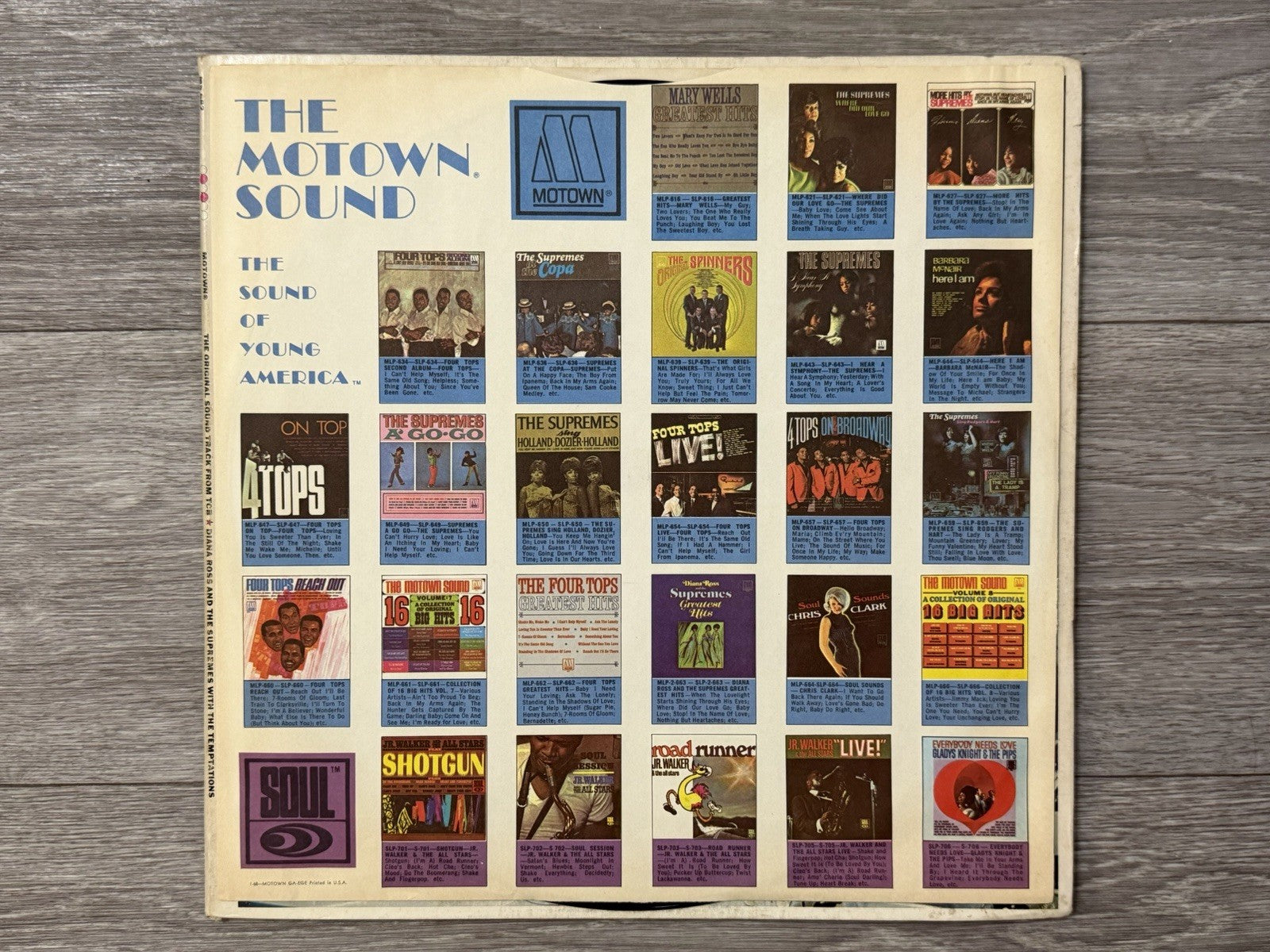 The original sound track from TCB Motown - Diana Ross & The Temptations VG/VG