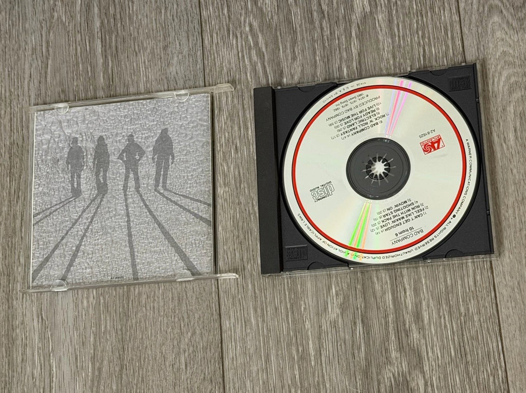 10 from 6 by Bad Company CD 1985 Atlantic Label A2 81625 Cracked Case
