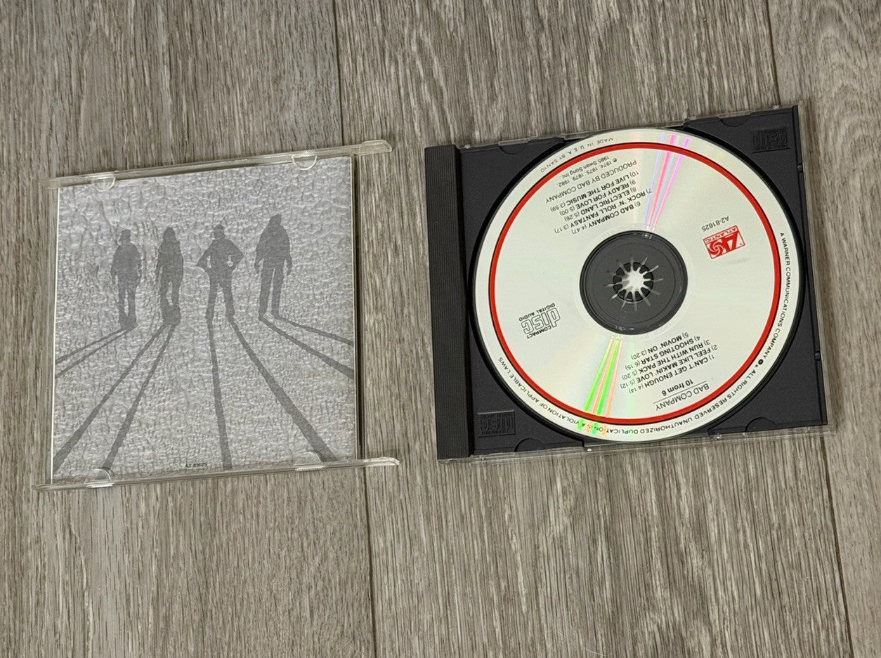 10 from 6 by Bad Company CD 1985 Atlantic Label A2 81625 Cracked Case