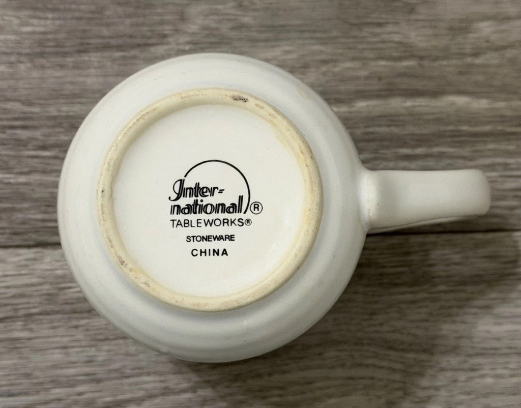 International Tableworks Coffee Mug Stoneware “Enjoy The Gardening Season” VNTG