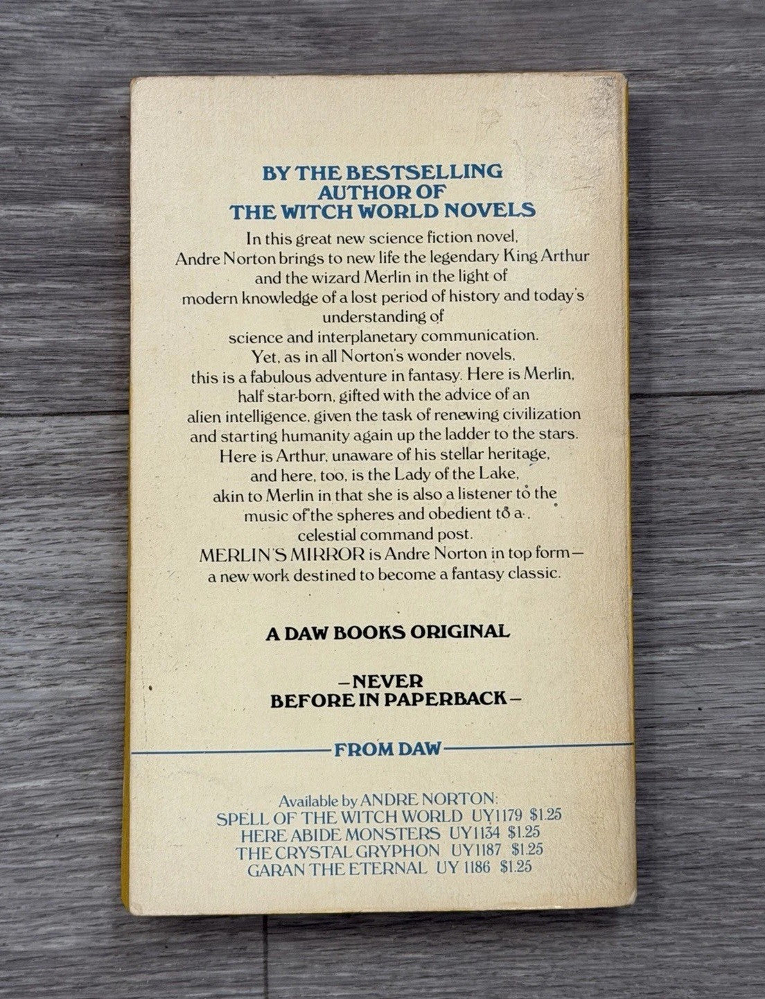 Merlin's Mirror~ Andre Norton ~ 1975 Softcover