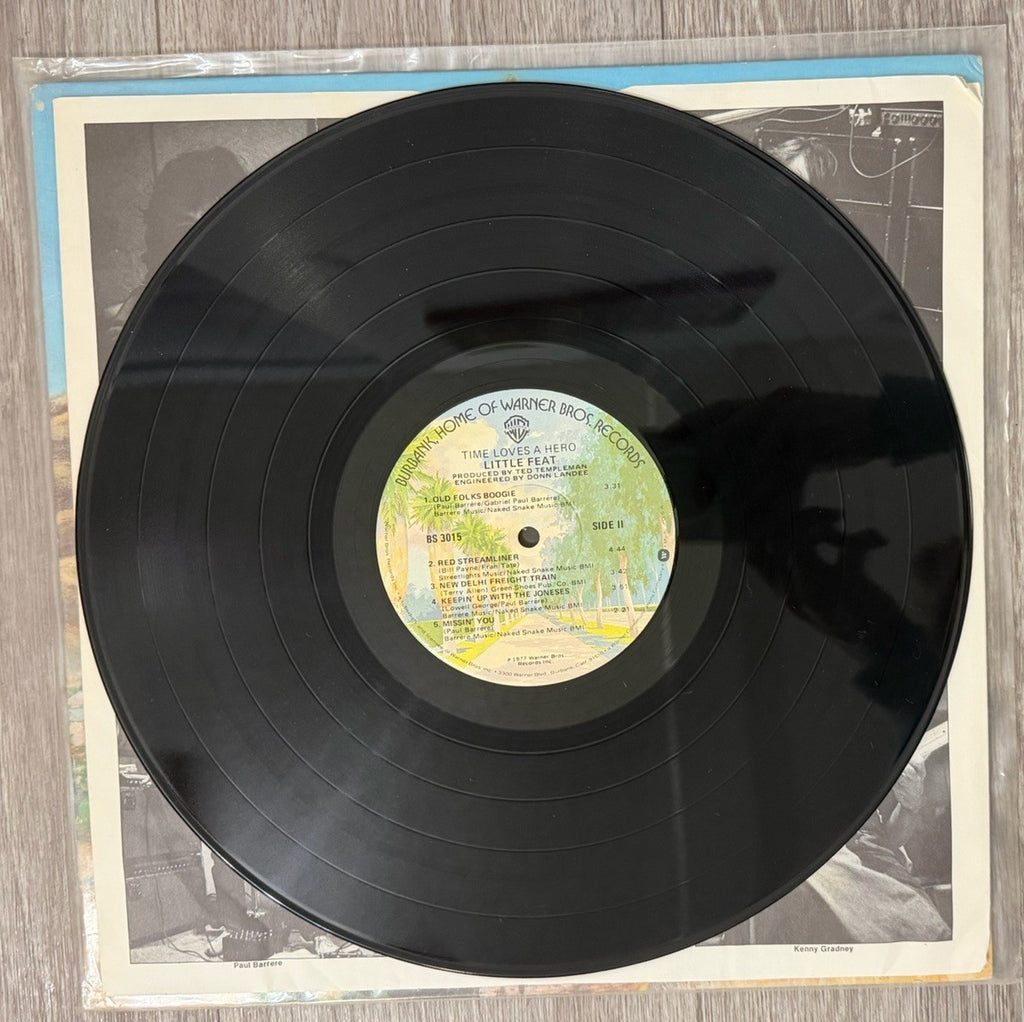 Little Feat, Time Loves A Hero, 1977 1st Warner Bros, BS-3015, VG+/VG+