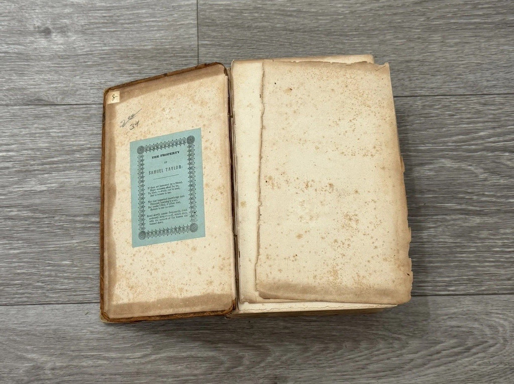 Ant. 1833 Book History of the European Revolutions Vol I Koch Crichton Schoell