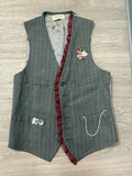 Women’s Vest With Buttons And Faux, Pearl Decorations And Lace ￼