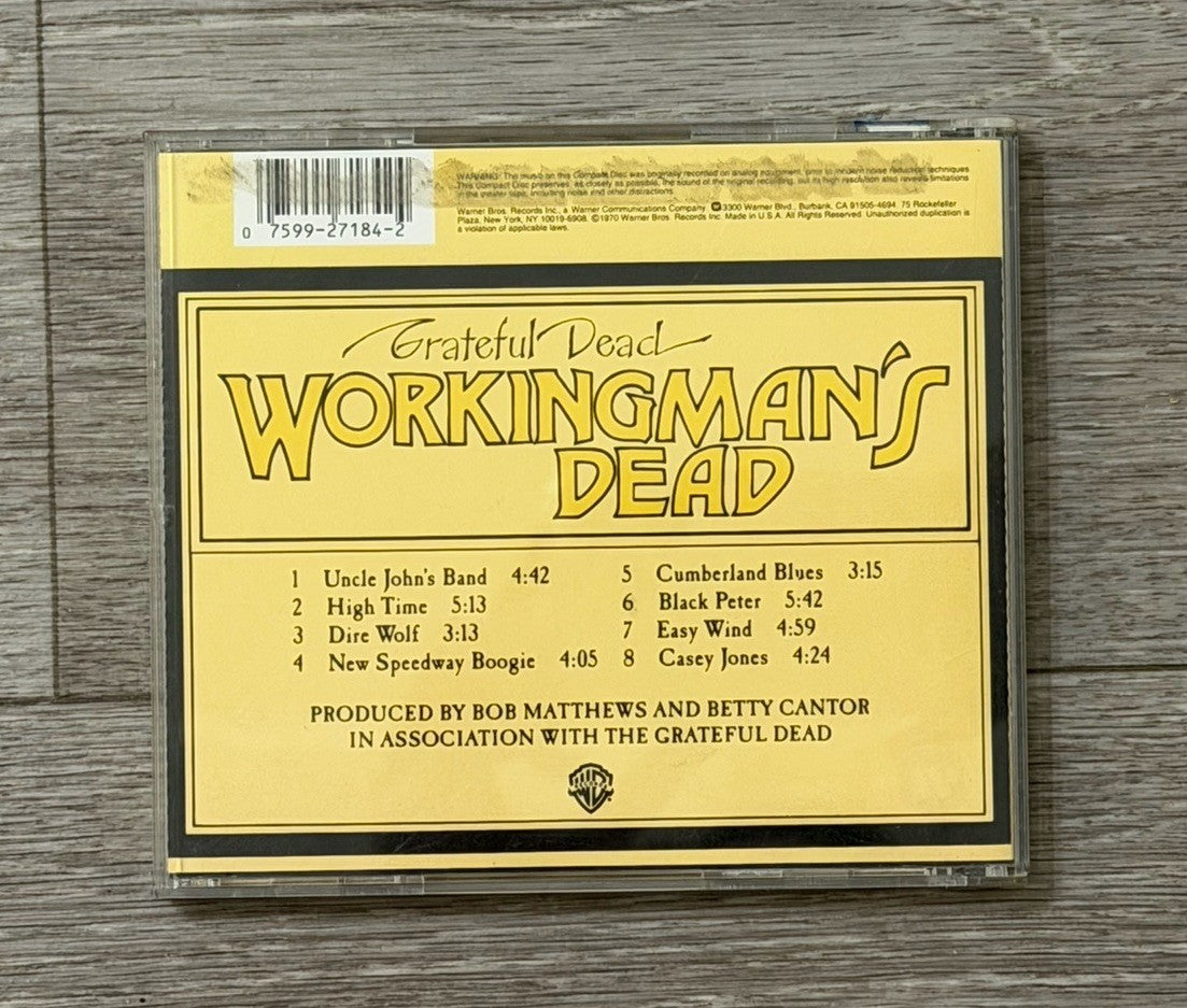 Workingman's Dead by Grateful Dead (CD, Aug-1987, Warner Bros.)