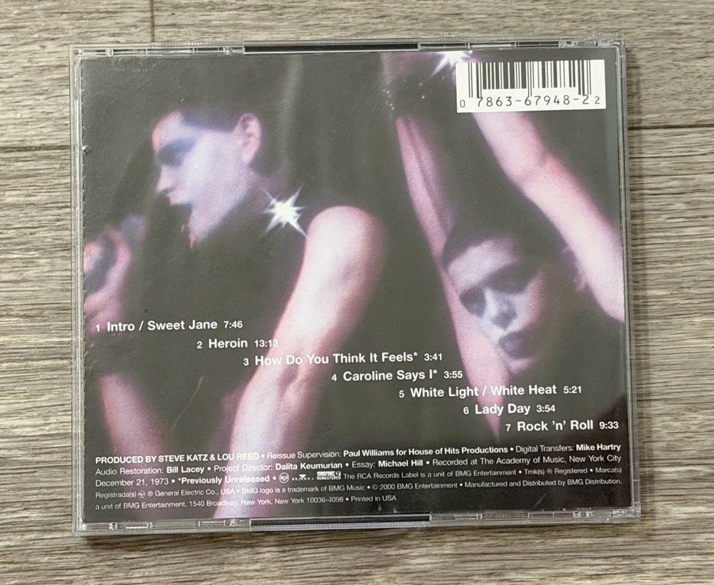 Lou Reed ROCK N ROLL ANIMAL  cd