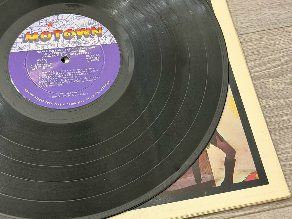 Diana Ross & The Supremes ‎– Sing And Perform "Funny Girl" - Vinyl LP 1968