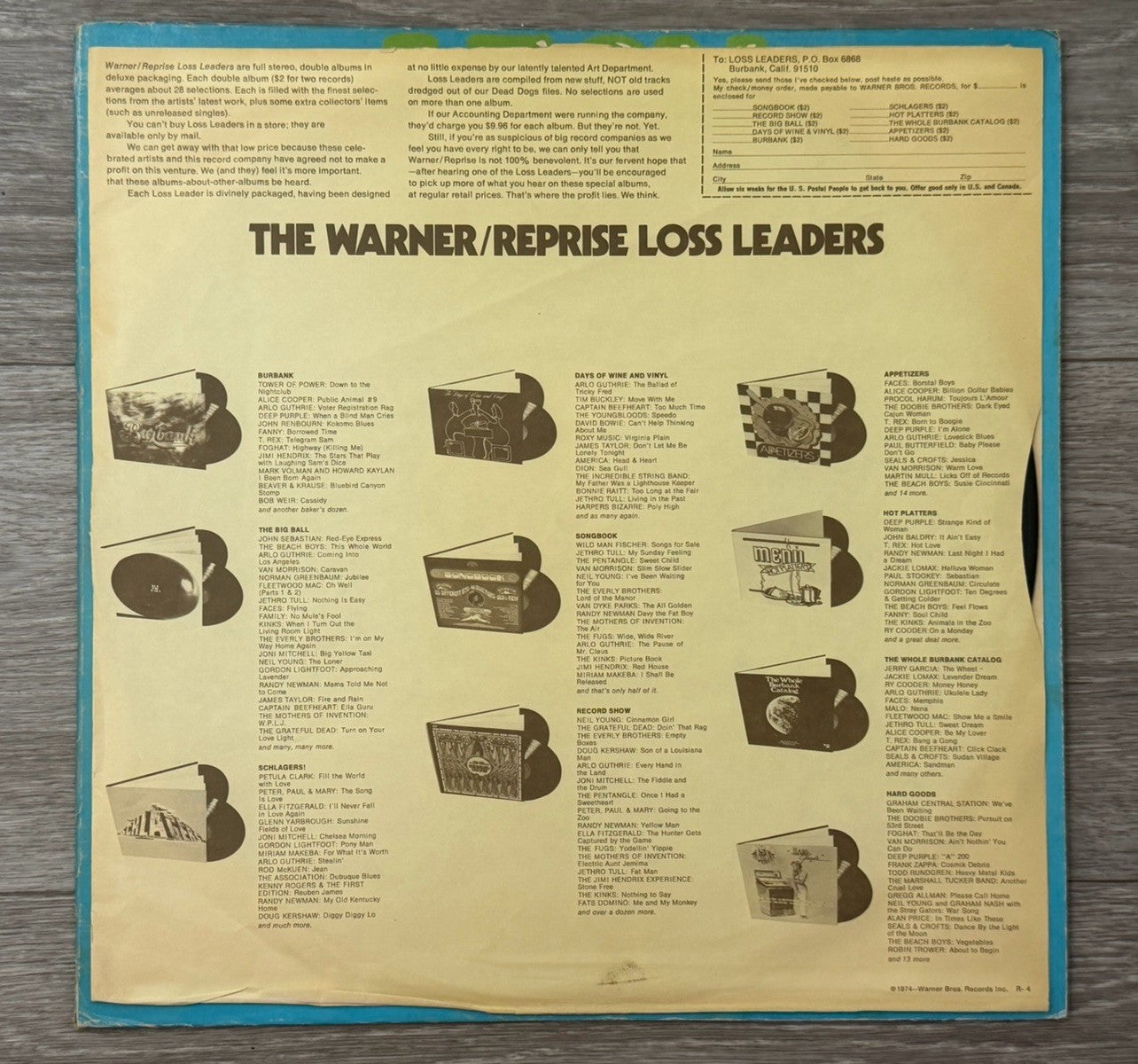 Leon Redbone “on the track” 1975 vinyl..BS2888