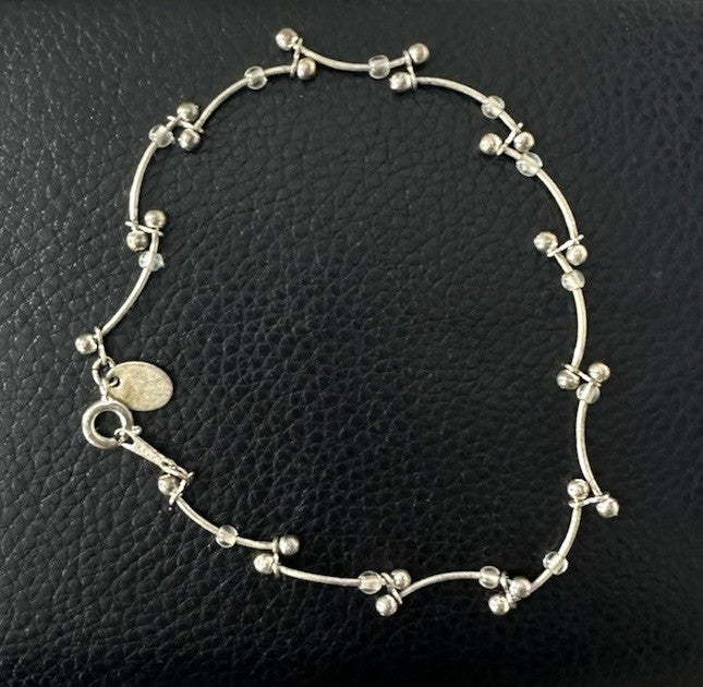 Vintage Clair’s Silver Dainty Bracelet 90s Retro