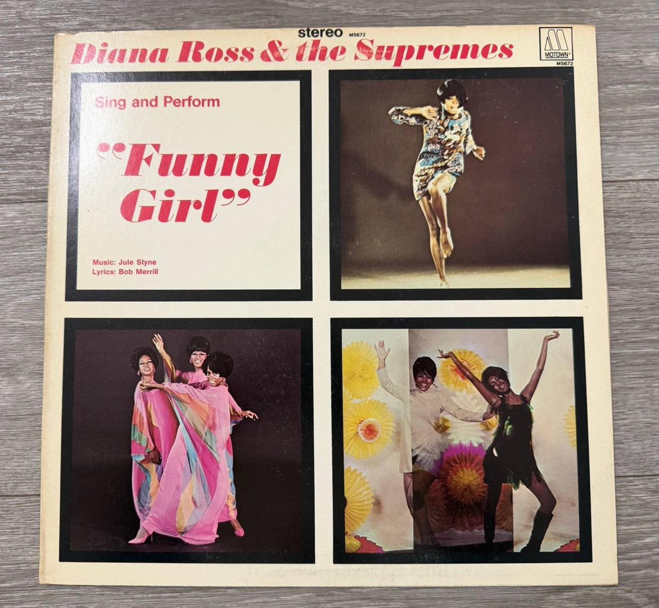 Diana Ross & The Supremes ‎– Sing And Perform "Funny Girl" - Vinyl LP 1968