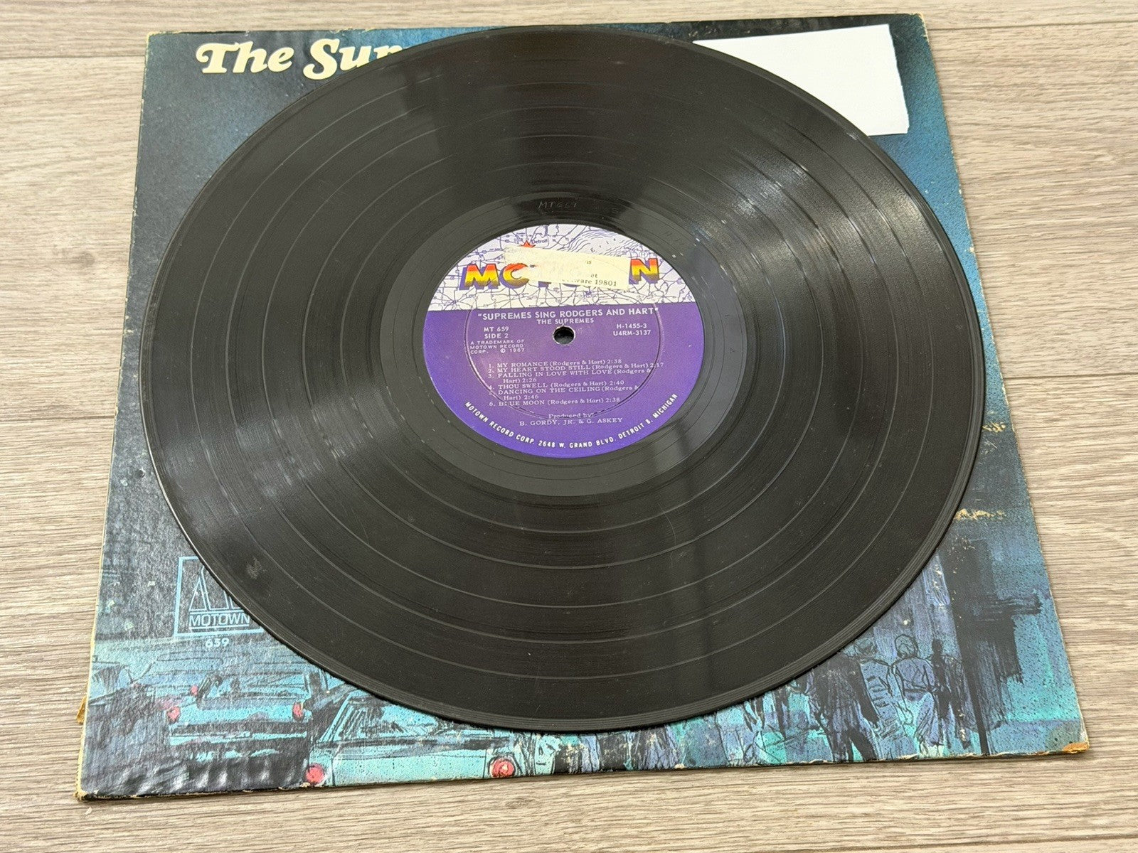 The Supremes Sing Rodgers & Hart.  Motown MT 659 LP Vinyl  1967 VG+
