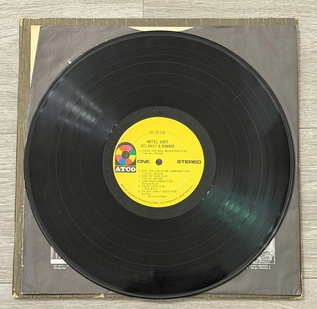 1971 ATCO#SD33-358 DELANEY & BONNIE:MOTEL SHOTS LP stereo VG-EXCELLE NOT TESTED
