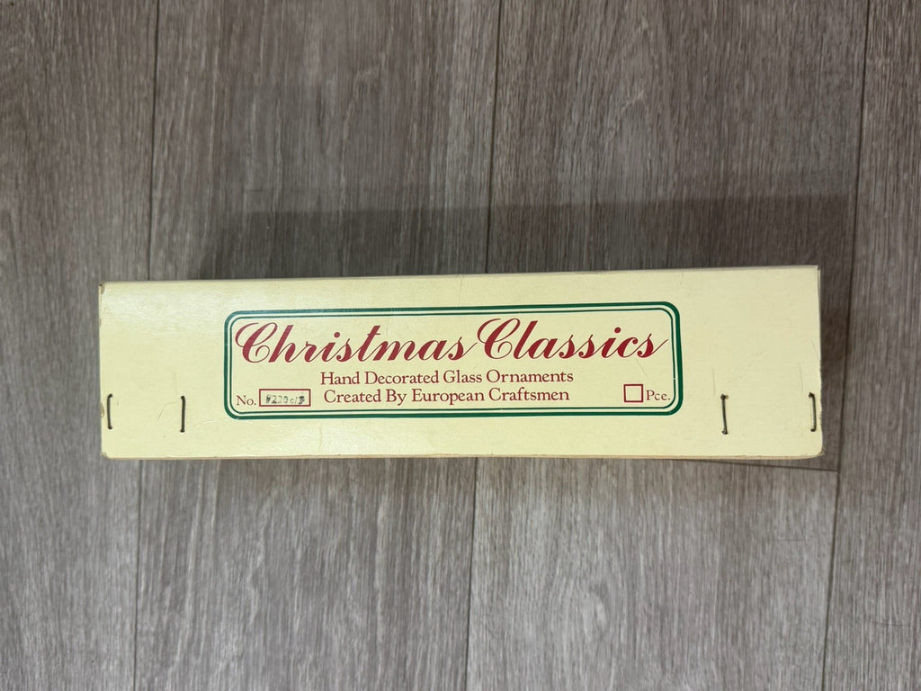VTG Comodore Christmas Classic 9.75” " Tree Topper Finial Ornament No. 8220 C/3