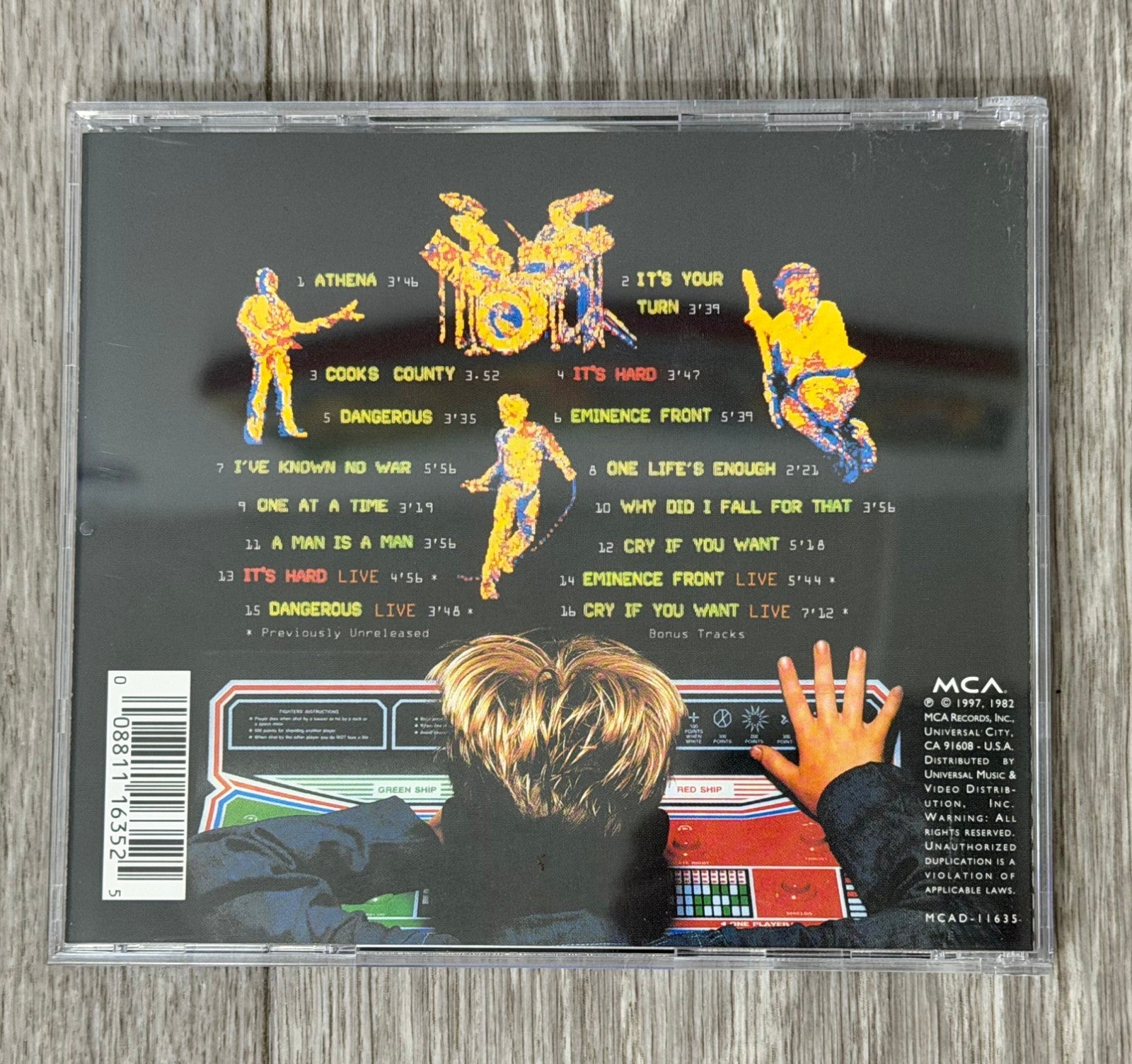 The Who - It's Hard - The Who CD MIVG The Fast Free Shipping - CASE CRACKED
